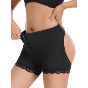 Dulchany Butt Lifting Panties Booty Lifter Underwear for Women Adjustable Tummy Control Butt Lift Shapewear Shorts