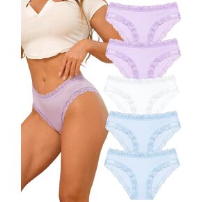 ALL OF ME Cotton Bikini Underwear for Women 5 Pack
