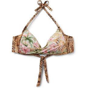 Woman's Padded Triangle Swimsuit Top Wild Tropics