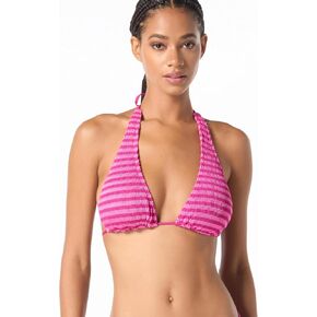 Michael Kors Women's Textured Stripe Muti Wear Bra Top