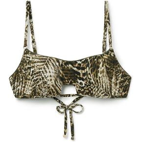 Woman's Tank-Style Swimsuit Top Tropical Animalier