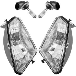 Caltric Left And Right Headlight Bulb Compatible with Polaris Sportsman 700 Efi 2005-2007/X2 700 Efi 2008