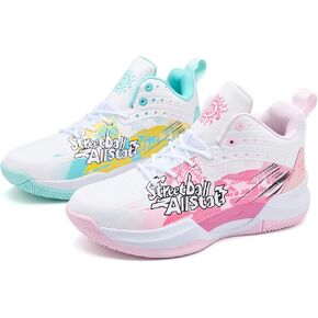 Men's Basketball Shoes Lightweight Breathable Non-Slip Outdoor Courts Training