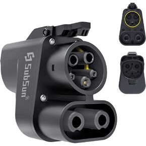 SubSun NACS to CCS Adapter,Tesla Charger Adapter for EV Charging at Tesla Supercharger Stations,Fast DC Charging Tesla to CCS Adapter for Ford,Rivian,GM,Volvo and Polestar EVs