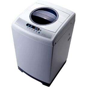 RCA RPW091 0.9 Cu Ft Top Load Portable Washing Machine Washer on Wheels, White in Kuwait