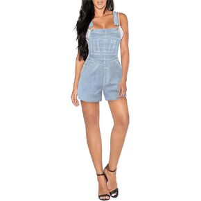 Hybrid & Company Women Shorts Shorts Rompers Slobesssable Slids Silaps Cross Back Beamsuit