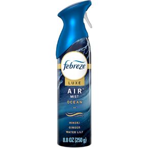 Febreze Air Mist Air Trumper Spray ، Spray-Laffing Room ، طاهر الهواء للمنزل والحمام والمطبخ ، علبة الهباء الجبلية ، الرائحة الجبلية ، 8.8 أوقية ، 3 عدد