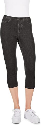 MeMoi Priga Denim Cotton Capri Jean Leggings in Saudi Arabia