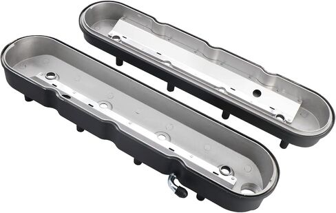 أغطية صمام الألمنيوم المصبوب LS مع حوامل لفائف متوافقة مع كتلة Che-Small V8 293 325 346 364 376 427 LS1 LS2 LS3 LS6 5.3 6.0 ، Black in Kuwait