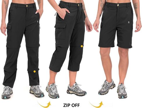 Little Donkey Andy Women's Stretch Convertible Pants, Zip Off Quick Dry Hiking Pants in Saudi Arabia