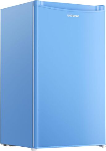 Upstreman 3.2 Cu.Ft Mini Fridge with Freezer, Single Door Mini Fridge, Adjustable Thermostat, Mini Refrigerator for Dorm, Office, Bedroom, Black-BR321 in Kuwait