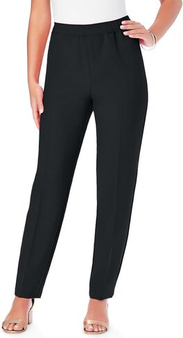 Roamans Women's Plus Size Classic Bend Over Pant Pull On Slacks in Saudi Arabia