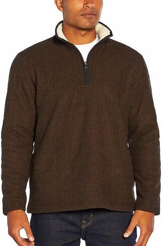 Orvis Brighton Men's Sherpa Lined 1/4 Zip Pullover in Kuwait