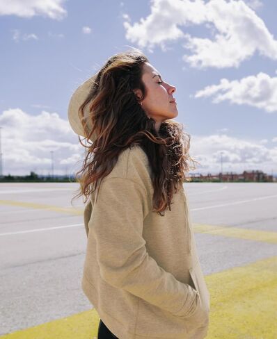 Sexy Basics Women's French Terry Fleece Full-Zip Hoodie | All Season Cotton Knit Jacket | Multi Packs & Colors in Saudi Arabia