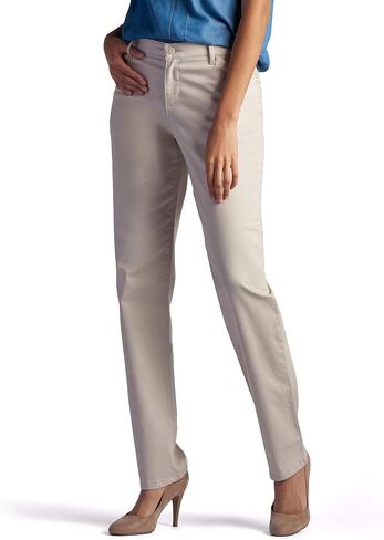 Lee womens Relaxed Fit All Day Straight Leg pants, Parchment, 18 US in Kuwait