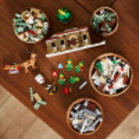 LEGO Elf Club House (10275) Building Kit; an Engaging Project and A Great Holiday Present Idea for Adults, New 2021 (1,197 Pieces) in Kuwait