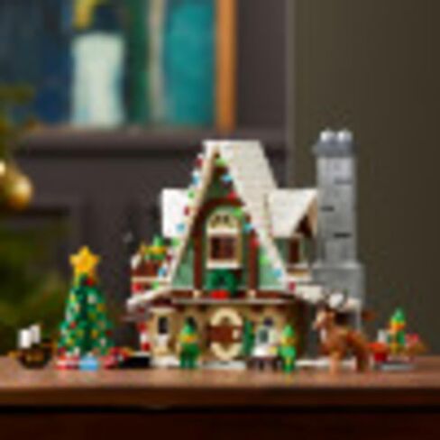 LEGO Elf Club House (10275) Building Kit; an Engaging Project and A Great Holiday Present Idea for Adults, New 2021 (1,197 Pieces) in Kuwait