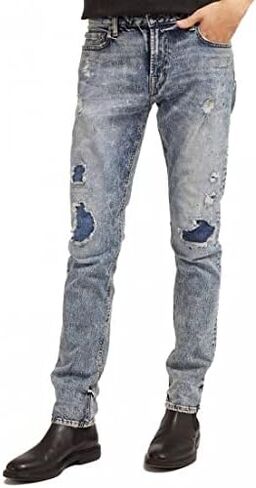GUESS Men's Skinny W/Repair in Saudi Arabia