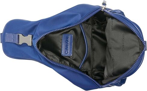 Calvin Klein Shay Organizational Sling Backpack, Black/Silver in Saudi Arabia