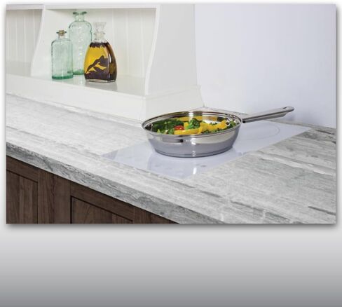 Summit Appliance CR2B23T4W Two-Burner 230V Radiant Cooktop in Smooth White Ceramic Schott Glass Surface with Digital Touch Controls, 9 Power Levels, Residual Heat Indicator Lights in Saudi Arabia