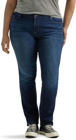 Lee Women's Size Regular Fit Straight Leg Jean, Nightshade, 20 Plus in Saudi Arabia