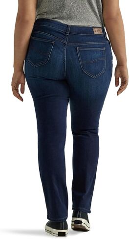 Lee Women's Size Regular Fit Straight Leg Jean, Nightshade, 20 Plus in Saudi Arabia
