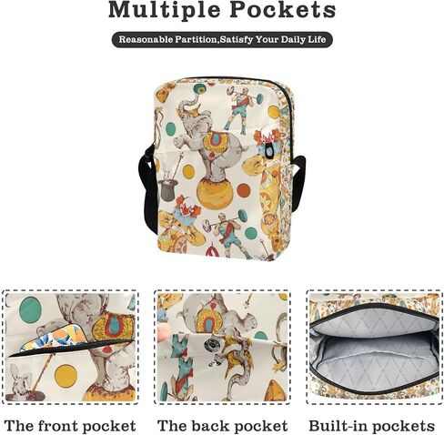 Daisies Messenger Bag for Women Men Side Bag for Travel Workout in Kuwait