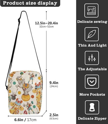 Daisies Messenger Bag for Women Men Side Bag for Travel Workout in Kuwait