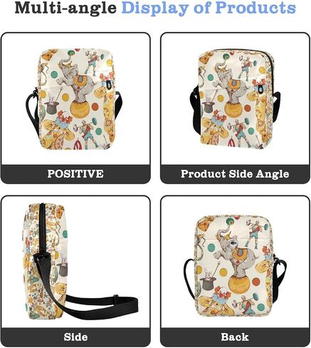 Daisies Messenger Bag for Women Men Side Bag for Travel Workout in Kuwait