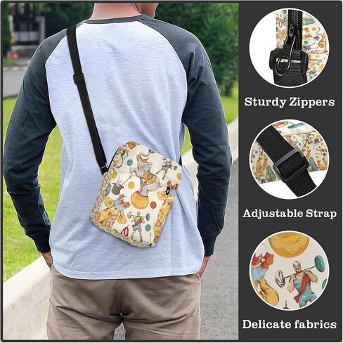 Daisies Messenger Bag for Women Men Side Bag for Travel Workout in Kuwait