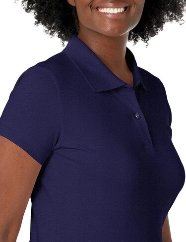 Lee Uniforms Juniors Stretch Pique Polo, Heather Grey, XX-Large in Saudi Arabia