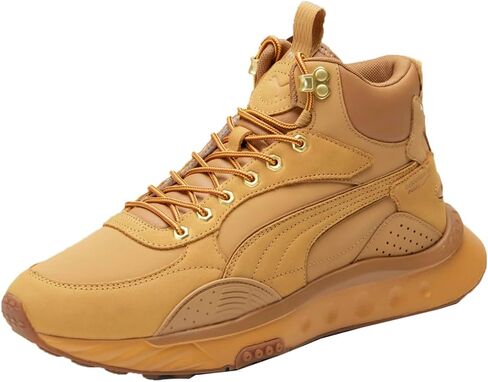 PUMA Mens Wild Rider Mid High Lace Up Sneakers Shoes Casual - Brown - Size 10 M in Saudi Arabia