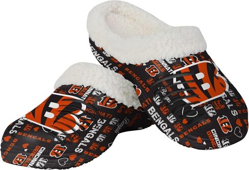 FOCO Philadelphia Eagles NFL Womens Sherpa Lined Logo Love Clog in Saudi Arabia