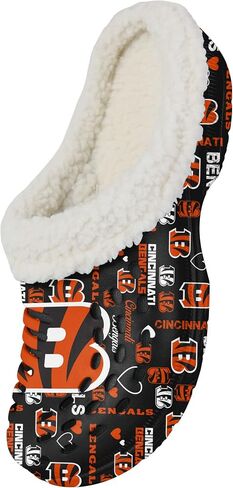 FOCO Philadelphia Eagles NFL Womens Sherpa Lined Logo Love Clog in Saudi Arabia