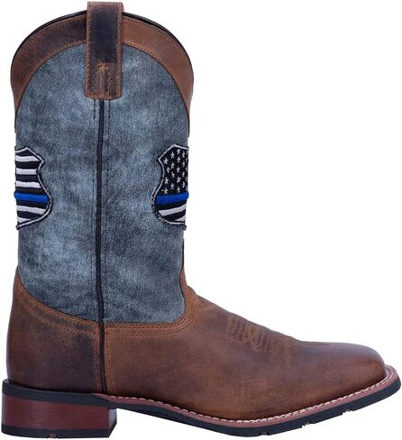 Laredo Mens Bisbee Square Toe Boots Mid Calf - Blue - Size 10.5 D in Saudi Arabia