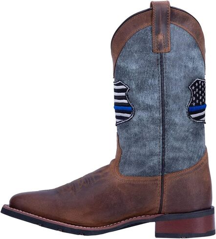 Laredo Mens Bisbee Square Toe Boots Mid Calf - Blue - Size 10.5 D in Saudi Arabia