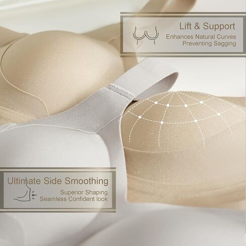 Bra and Panty Set Push-Up and Sports, Seamless Breathable Wireless Underwear Lingerie, Comfortable Intimate for Everyday Wear in Saudi Arabia