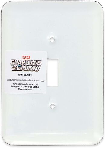 Marvel Groot Metal Light Switch Plate - Groot Switch Plate Decoration for Bedroom or Man Cave - Get Your Groot On! in Saudi Arabia