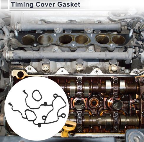 حشية تغطية توقيت لكريسلر ل Dodge 3.6L V6 الطويل الأمثل سلسلة Cover Cover Cover Kit No.68228480AA/68078604AA Rubber 1 Set in Saudi Arabia