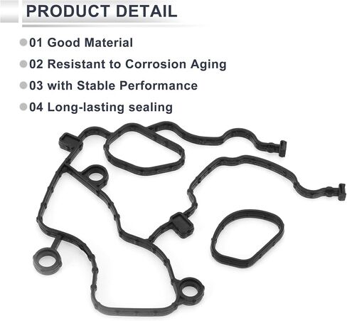حشية تغطية توقيت لكريسلر ل Dodge 3.6L V6 الطويل الأمثل سلسلة Cover Cover Cover Kit No.68228480AA/68078604AA Rubber 1 Set in Saudi Arabia