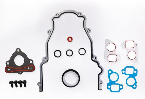 PHILTOP LS Camshaft Thrust Retainer Plate Seal Cam w/Bolt,Timing Cover Gasket Set,Water Pump Gasket,Crankshaft Seal,for GM Gen III IV V LSX LS1 LT1 L83 L86 L87 L84 LT4 LQ4,4.8/5.3/6.0 in Saudi Arabia