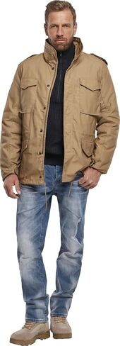 Brandit Men's Brandit M65 Standard Jack Anorak, اوليف in Kuwait