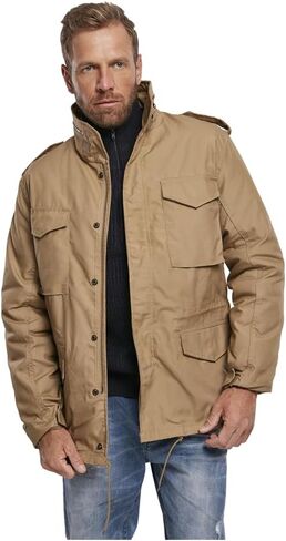 Brandit Men's Brandit M65 Standard Jack Anorak, اوليف in Kuwait