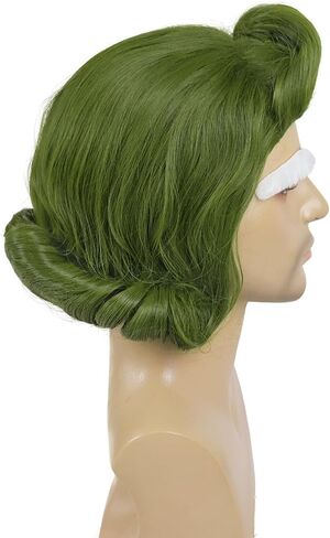 GNIMEGIL SANTA BERD and BOLD مجموعة أبيض قصير مجعد للسرور العجوز BALD WIZ WIZARD ASSUME ASSUTORIES ASTORIES CLAUS SUIT للرجال in Kuwait