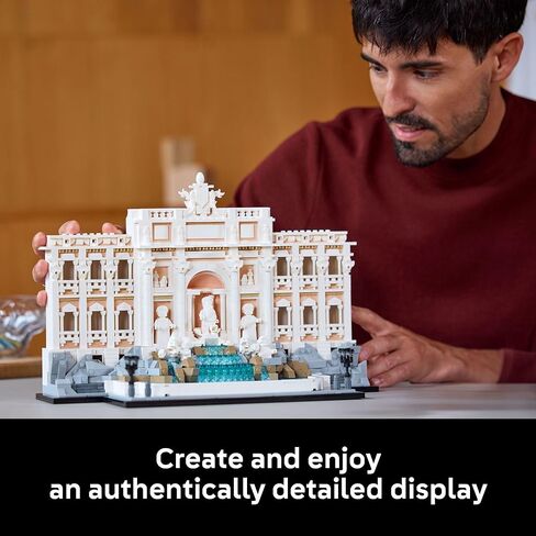 LEGO Architecture Trevi Fountain Building Set - أحجية ثلاثية الأبعاد من النموذج المعلم الإيطالي للعرض - الفنون والحرف DIY - فكرة الهدية للرجال والنساء - 21062 in Saudi Arabia