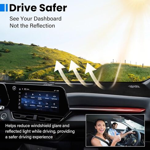 Dash Cover Dashboard Mat Compatible with Chevy S10 Blazer 1998-2005,S10 1998-2004,fit for GMC Jimmy 98-2001,fit for Sonoma 98-04 Dashboard Cover for Pad Custom Car Dashboard Interior Accessories in Kuwait