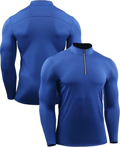 NELEUS Men's 3 Pack Dry Fit Long Sleeve Compression Shirts Workout Running Shirts in Saudi Arabia