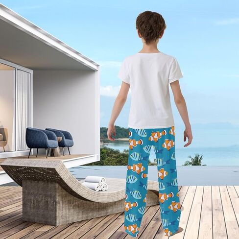 سروال Visesunny Boys jogger pants مرنة الخصر الطويلة السراويل الطويلة مع جيوب S-XL in Saudi Arabia