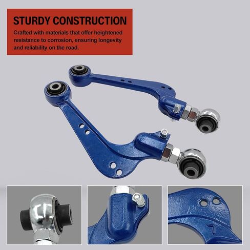 Adjustable Rear Camber Arms Kit 2pcs for Toyota RAV4 2006-2018, Lexus NX 2015-2020 Replaces OE 48790-42020 48770-42040 in Saudi Arabia