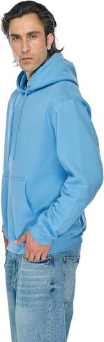 JustBlanks Men Core Fleece Hooded Sweatshirt - Classic-fit Performance Heavyweight Pullover Hoodie Sweatshirts for Men's in Kuwait